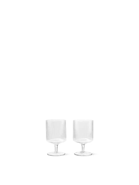 Ripple vinglas, set med 2 st. från Ferm Living - Jacobsen Plus