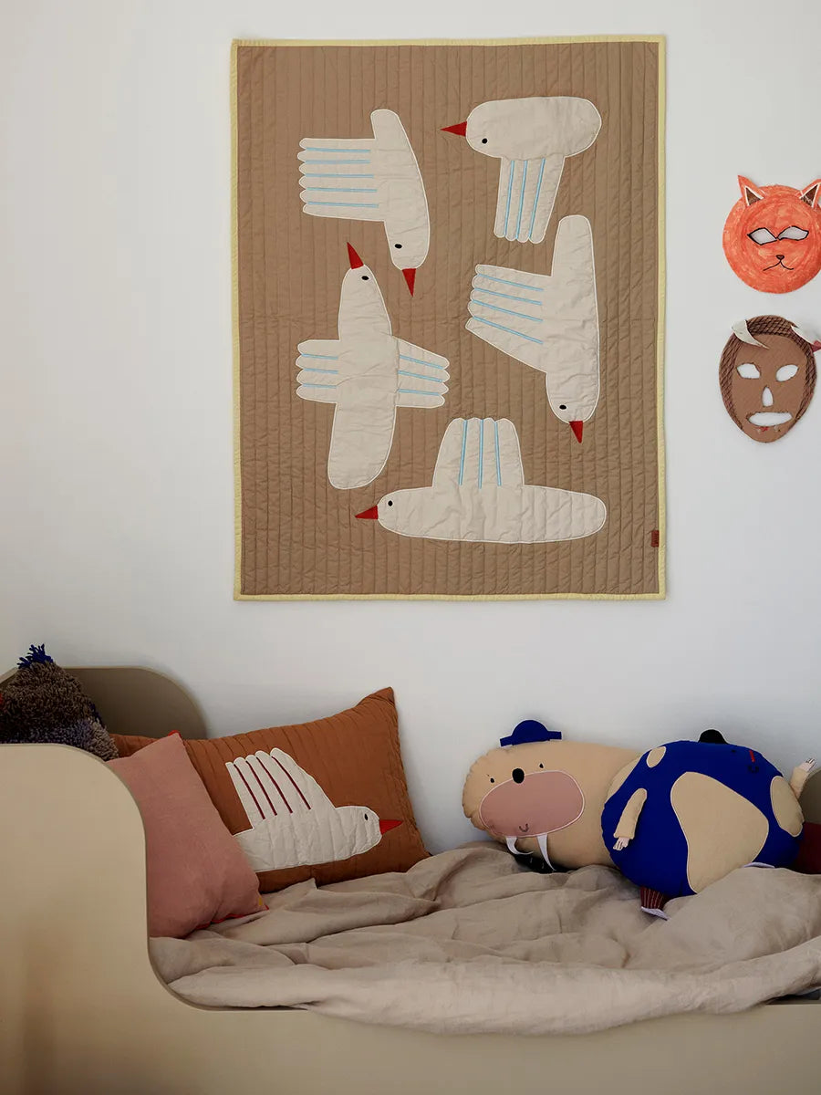 Bird Quiltad filt från Ferm Living - 2 - Jacobsen Plus