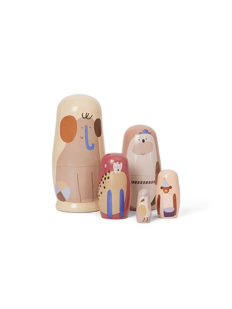 Critter Nesting Dolls från Ferm Living - Jacobsen Plus