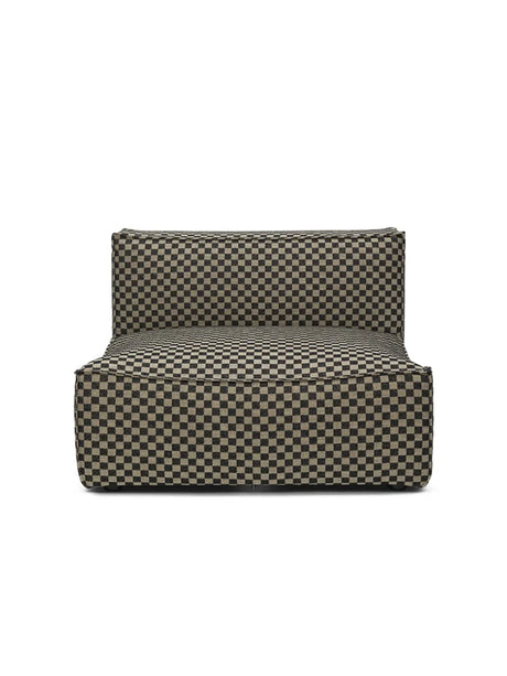 Catena Soffa Mittdel L100 Check, sand/svart från Ferm Living - Jacobsen Plus