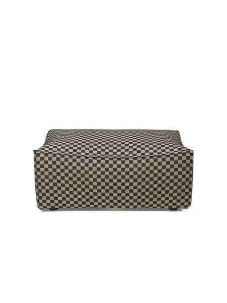 Catena Pouf L501 Check, sand/svart från Ferm Living - Jacobsen Plus