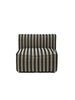 Catena Soffa Mittdel Louisiana, sand/svart från Ferm Living