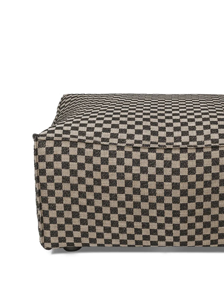 Catena Pouf L501 Check, sand/svart från Ferm Living - 3 - Jacobsen Plus