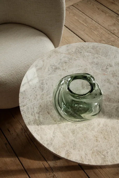 Water Swirl vase, Round från Ferm Living - Moss green - Jacobsen Plus