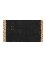 Block Matta från Ferm Living - Black-Natural - Jacobsen Plus