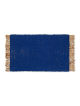 Block Matta från Ferm Living - Bright Blue-Natural - Jacobsen Plus