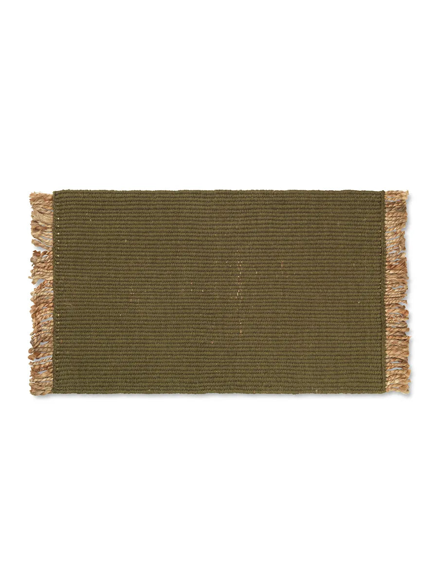 Block Matta från Ferm Living - Olive-Natural - Jacobsen Plus