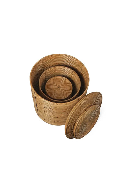 Column Storage, set om 3 st. från Ferm Living - 4 - Jacobsen Plus