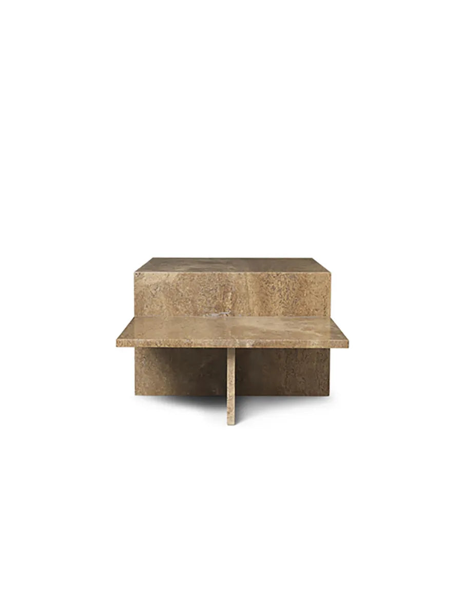 Distinct soffbord, mörkbrun Travertin från Ferm Living - 5 - Jacobsen Plus