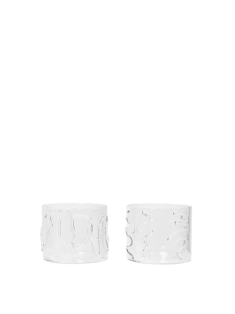 Doodle Glasses Low, set om 2 st. från Ferm Living - Jacobsen Plus