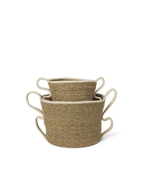 Verso Baskets, set om 2 st. från Ferm Living - Brick - Jacobsen Plus