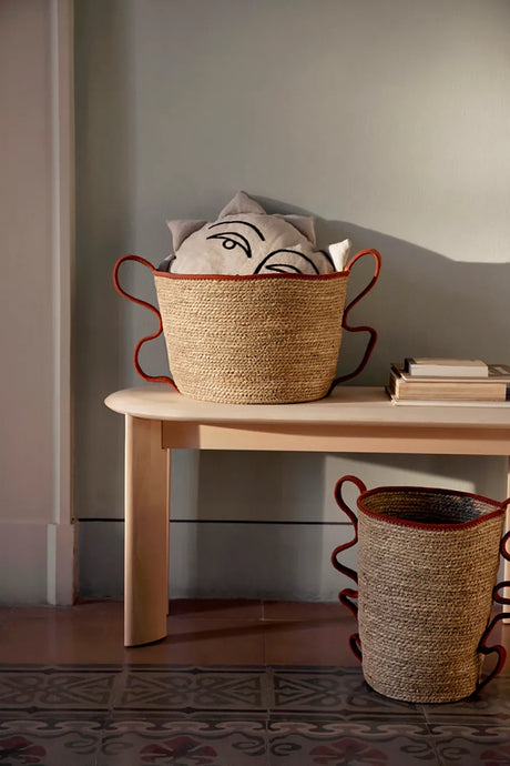 Verso Baskets, set om 2 st. från Ferm Living - Brick - Jacobsen Plus