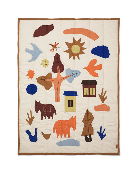 Village Quilted Filt från Ferm Living - Jacobsen Plus