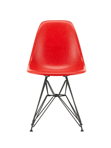 Eames Fiberglass Chair DSR, svartlackerad från Vitra - Eames Sea Foam Green - Jacobsen Plus