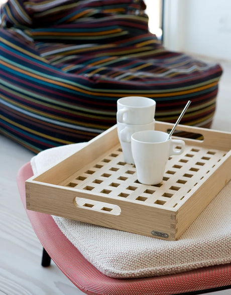 Skagerak Fionia bricka 48x32 från Fritz Hansen - Teak - Jacobsen Plus