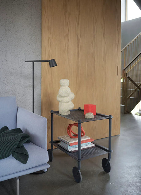 Flow Trolley, 2-lagers från Muuto - Blue grey - Jacobsen Plus