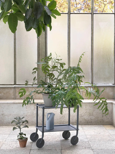Flow Trolley, 2-lagers från Muuto - Blue grey - Jacobsen Plus