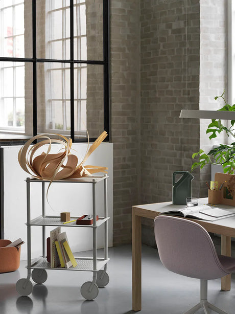 Flow Trolley, 3-lagers från Muuto - Blue grey - Jacobsen Plus