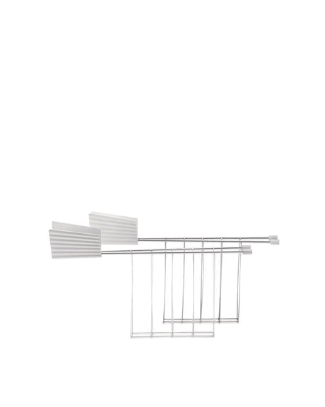 Plissé 2 tänger brödrostställ från Alessi - Vit - Jacobsen Plus