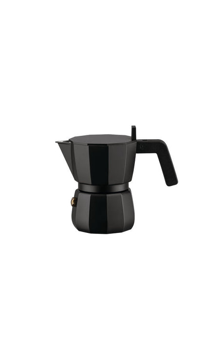 Moka-espressobryggare, svart från Alessi - 1 Kop - Jacobsen Plus
