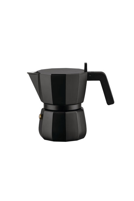 Moka-espressobryggare, svart från Alessi - 1 Kop - Jacobsen Plus
