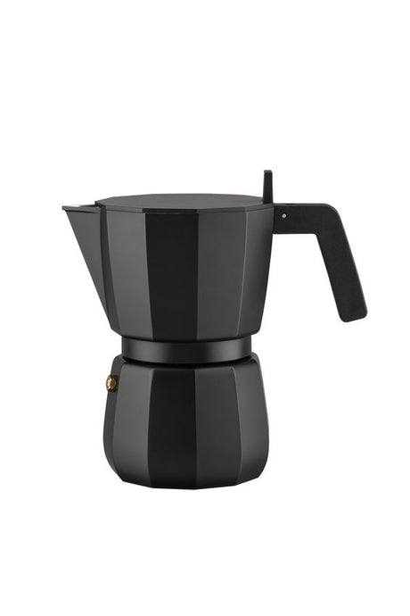 Moka-espressobryggare, svart från Alessi - 1 Kop - Jacobsen Plus