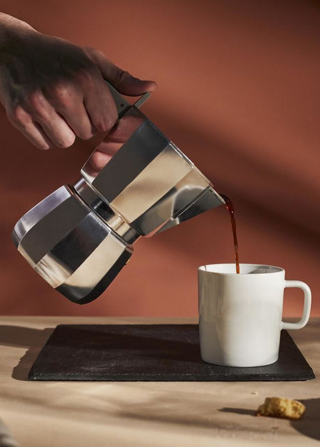 Moka espressobryggare, aluminium från Alessi - 1 Kop - Jacobsen Plus