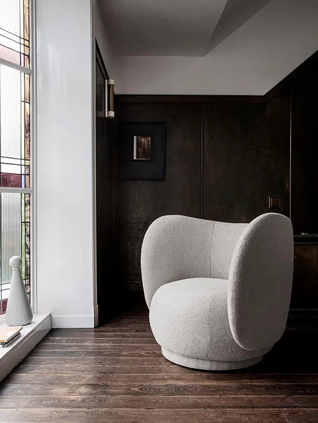 Rico Lounge Chair, bouclé i off-white från Ferm Living - 2 - Jacobsen Plus