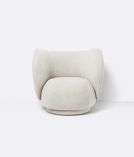 Rico Lounge Chair, bouclé i off-white från Ferm Living - Jacobsen Plus