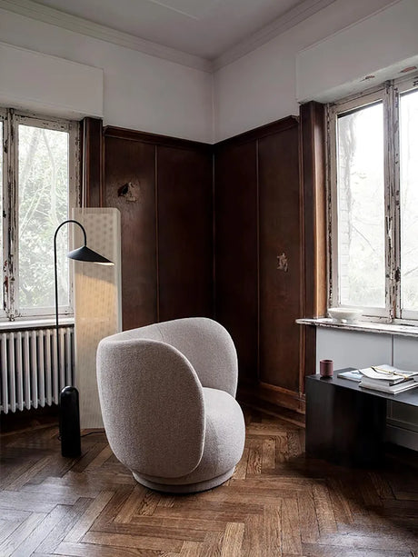 Rico Lounge Chair, bouclé i sand från Ferm Living - 2 - Jacobsen Plus