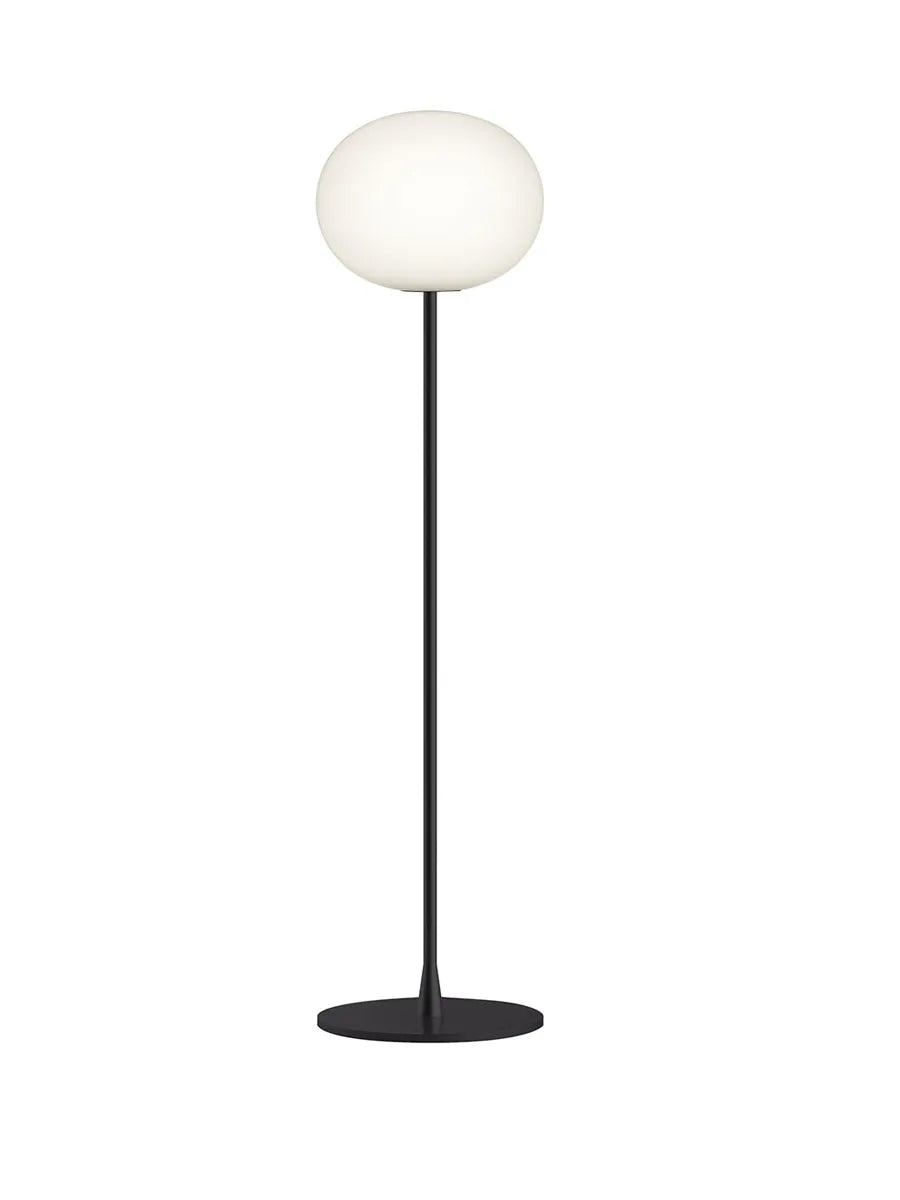 Glo-Ball F, Svart golvlampa från Flos - F2: Ø: 330 x H: 1750 mm - Jacobsen Plus