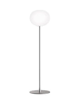 Glo-Ball F, Silver golvlampa från Flos - F3: Ø: 450 x H: 1850 mm - Jacobsen Plus