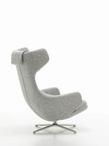 Grand Repos Fåtölj, kräm/mörkbrun från Vitra - 3 - Jacobsen Plus