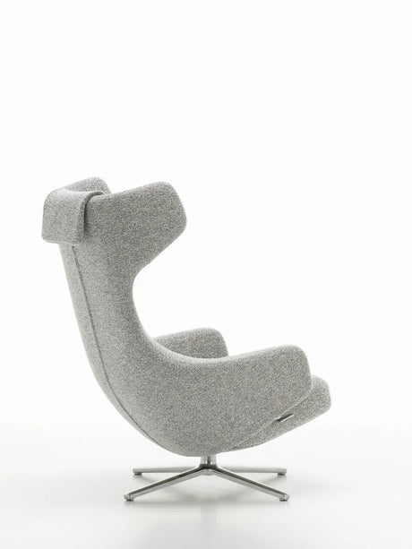 Grand Repos Fåtölj, kräm/mörkbrun från Vitra - 3 - Jacobsen Plus
