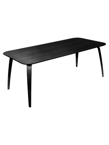 GUBI Matbord, 180 x 90 cm från GUBI - Sortlakeret Ask - Jacobsen Plus