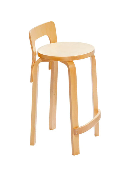 Hög barnstol K65 från Artek - Vit laminat - Jacobsen Plus