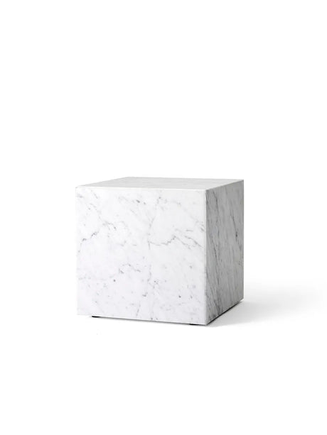 Plinth Cubic White Carrara marmor från Audo Copenhagen - Jacobsen Plus