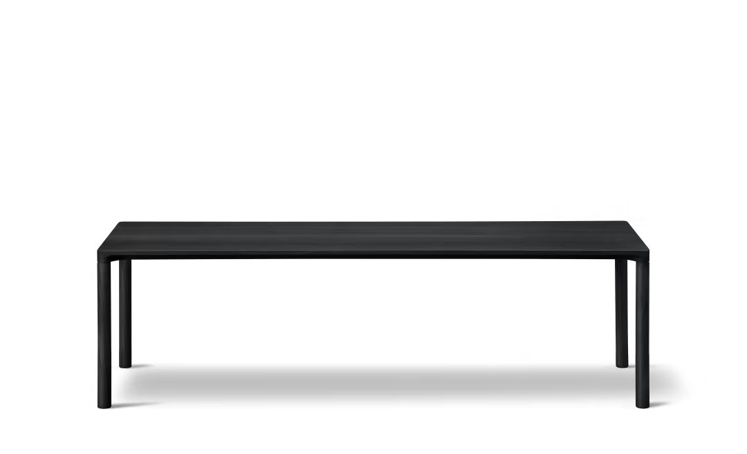 Piloti Wood soffbord, 120x39, H:35 cm av Hugo Passos - Ek svart lak - Jacobsen Plus