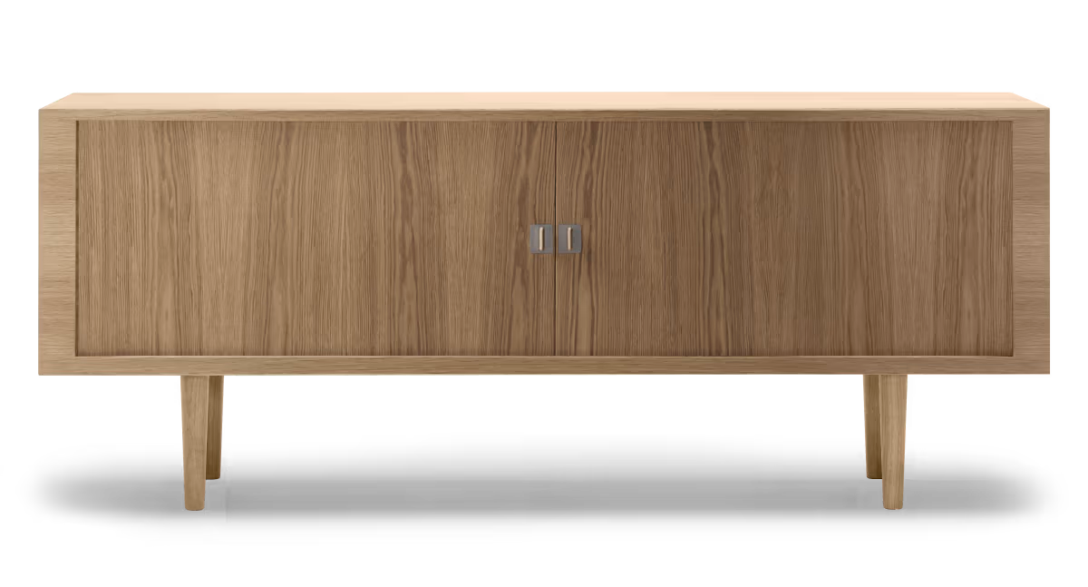 CH825 Credenza Skänk av Hans J. Wegner - Ek / Olie / Massivt trä - Jacobsen Plus