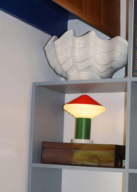 Whipped Portabel Bordslampa, lysande orange från LEO Objects - 2 - Jacobsen Plus