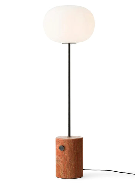JWDA Golvlampa, röd Travertin Stone från Audo Copenhagen - Jacobsen Plus