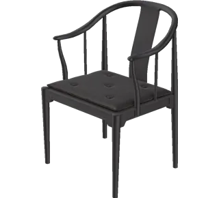 Kinastolen av Hans J. Wegner - Kirsebær / Aura / Svart-brun - Jacobsen Plus