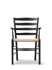 The Klint Fåtölj, svartlackerad ek från Fredericia Furniture