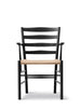 The Klint Fåtölj, svartlackerad ek från Fredericia Furniture