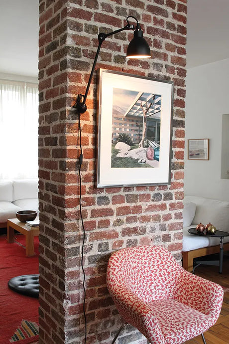 Nr. 222 vägglampa från Lampe Gras - Svart stel / Svart - Jacobsen Plus