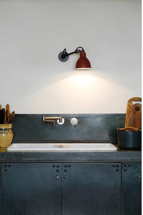 Nr. 304 vägglampa från Lampe Gras - Svart stel / Svart - Jacobsen Plus