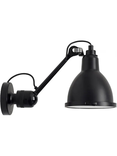 Nr. 304XL utomhusvägglampa från Lampe Gras - Svart - Rund skärm / Uden sensor - Jacobsen Plus