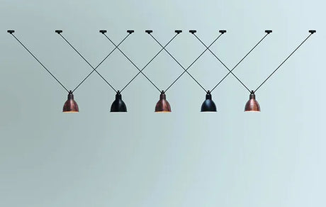 Nr. 323OC Loftlampa från Lampe Gras - Röd - Jacobsen Plus