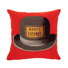 Magritte Le bouchon d’épouvante rouge Kudde från Poulin Design
