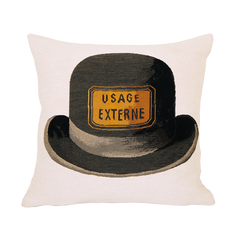 Magritte Le bouchon d’épouvante blanc kudde från Poulin Design